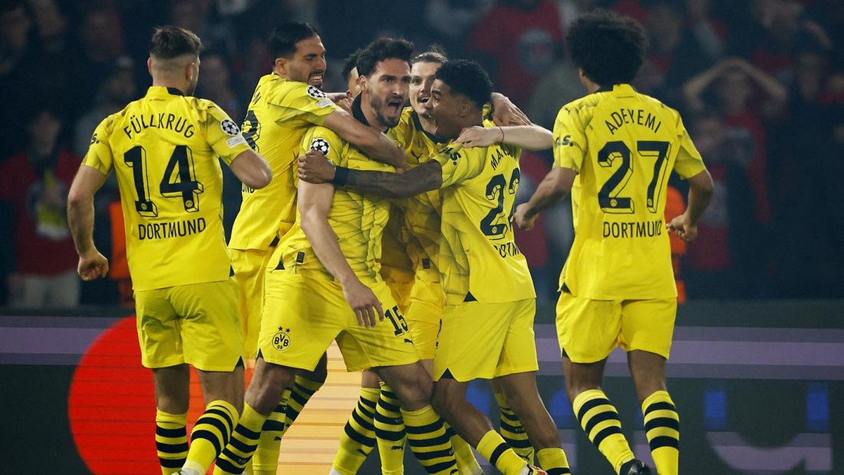 Hasil PSG vs Dortmund di Liga Champions. (Foto: REUTERS/Sarah Meyssonnier)