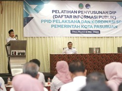 Diskominfotik Kota Pasuruan Gelar Pelatihan Penyusunan Daftar Informasi Publik