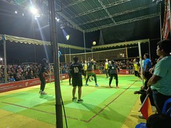 Polres Blitar Kota Gelar Turnamen Voli Jaring Atlet Berprestasi