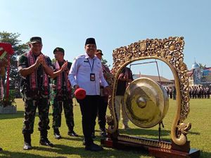 TMMD Kembali Digelar, Sekda Klaten Pimpin Upacara Pembukaan TMMD Kembali Digelar, Sekda Klaten Pimpin Upacara Pembukaan