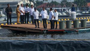 Momen Zulhas Dampingi Jokowi Resmikan Modeling Tambak Budi Daya Ikan Nila Salin