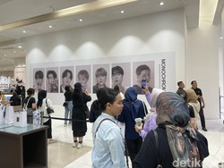 Keseruan Hari Pertama Pembukaan BTS POP-UP: MONOCHROME IN JAKARTA di Gancit