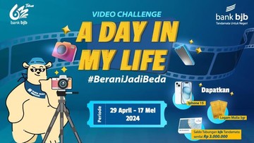 Bikin Video A Day In My Life Bisa Dapat Hadiah dari bank bjb, Ini Caranya