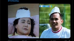 Meme Kocak Witan Cosplay Jadi Jarjit, Ipin hingga Ibu-ibu Sinetron