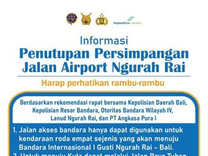 Simpang Bandara Ngurah Rai Ditutup Mulai 13 Mei untuk Amankan WWF ke-10