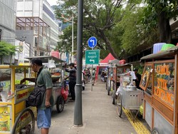 Keluhan dan Harapan PKL Usai Dilarang Jualan di Terowongan Jl Kendal Jakpus