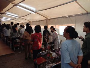 52 Personel Gabungan Siaga Amankan Misa Kenaikan Yesus Kristus di Pondok Aren