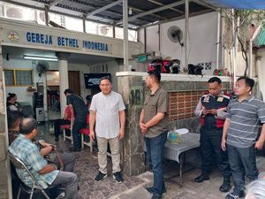 Polisi Cek Gereja di Mampang, Pastikan Misa Kenaikan Yesus Kristus Aman