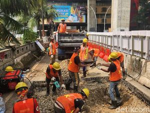 Penampakan Proyek Galian di Cipulir Penyebab Macet Horor Ciledug