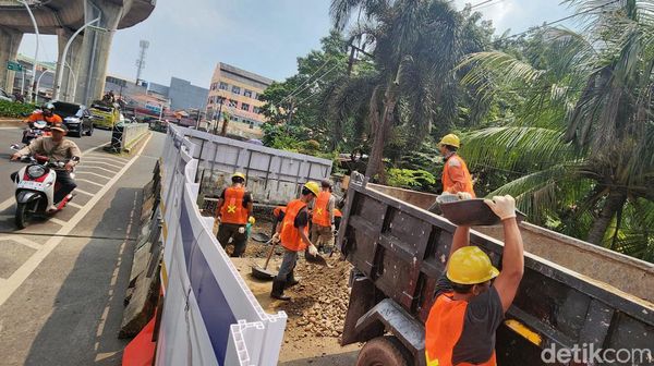 Proyek Saluran Air Jacking untuk Atasi Genangan Air di Cipulir