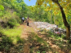 Ada Timbunan Sampah Ilegal di Purwosari Gunungkidul, Ini Pengakuan Pelaku