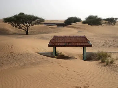 Potret Desa Hantu di Dubai yang Hampir Terkubur Pasir