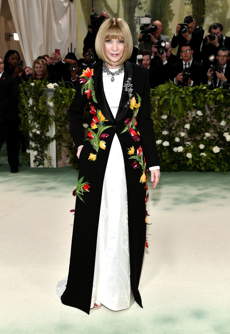 Anna Wintour attends The Metropolitan Museum of Art's Costume Institute benefit gala celebrating the opening of the 