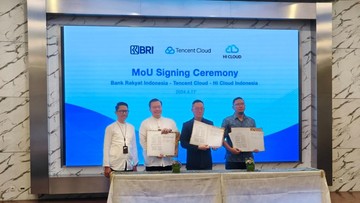 BRI Gaet Tencent Cloud &amp; Hi Cloud untuk Tingkatkan Digitalisasi