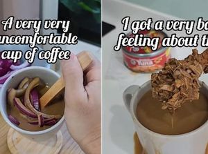 Nyeleneh! Kopi Campur Bawang Bombay dan Ikan Tuna, Mau Cicip?