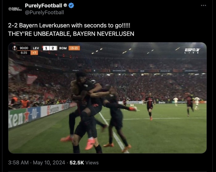 Meme Bayer Neverlusen