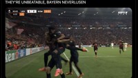 Inilah pemandangan ketika Leverkusen menyamakan skor melawan AS Roma di menit-menit akhir laga Liga Europa. Foto: dok. Internet/X (Twitter)