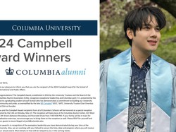 Deris Nagara Terima Campbell Award Columbia University, Orang RI Pertama yang Dapat