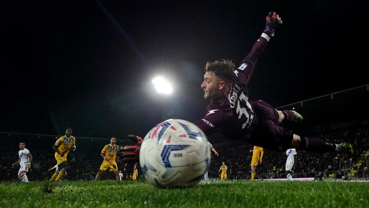 Hasil Frosinone vs Inter Milan. (Foto: REUTERS/Alberto Lingria)