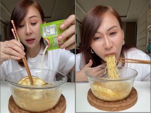 Nyeleneh! Food Influencer Ini Makan Indomie Pakai Serbuk Minuman Jeruk Nyeleneh! Food Influencer Ini Makan Indomie Pakai Serbuk Minuman Jeruk