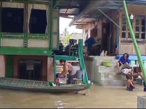 Korban Banjir Ogan Ilir Berharap Bantuan Sembako dan Obat-obatan