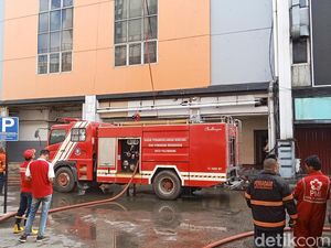 Kebakaran di Palembang Square Mal, Diduga Akibat Korsleting Listrik