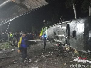 Momen 5 Menit Sebelum Tragedi Kecelakaan Maut Bus di Subang