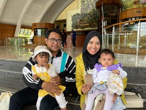 Berlibur di TMII, Dovi Ajak Anak ke Anjungan Rumah Adat dan Keong Mas