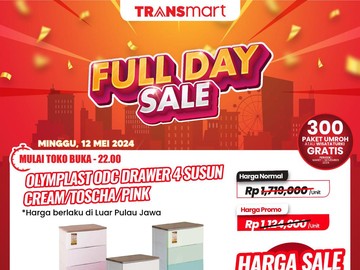 Lemari Susun Olymplast Mulai Rp 800 Ribuan di Transmart Full Day Sale