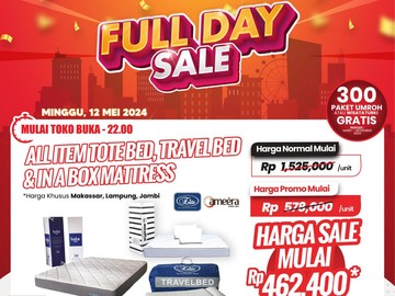 Spring Bed Empuk Diskon hingga Rp 1 Juta Cuma di Transmart Full Day Sale