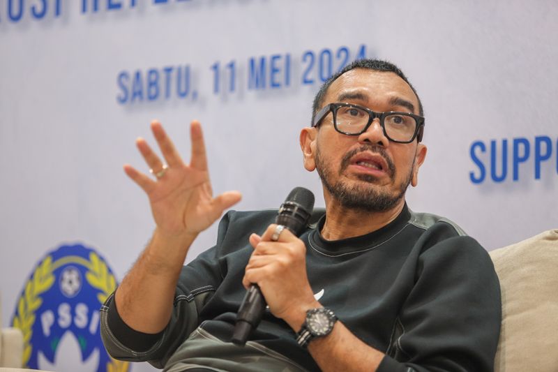 Anggota Komite Eksekutif (Exco) PSSI Arya Sinulingga dalam diskusi bertajuk 