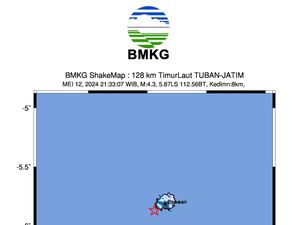 Penjelasan BMKG soal Penyebab Gempa Tuban M 4,3 Penjelasan BMKG soal Penyebab Gempa Tuban M 4,3