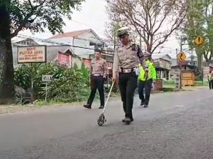 Polisi Sebut Tak Ada Bekas Pengereman Bus Maut Rombongan Pelajar