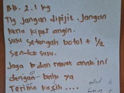 Isi Lengkap Surat pada Bayi yang Dibuang di Cepu Blora