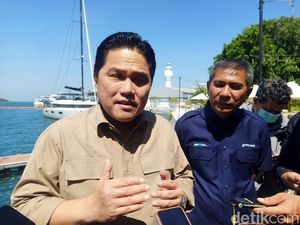 Cek Pelabuhan Benoa, Erick Thohir: Kapal Besar Bisa Merapat Cek Pelabuhan Benoa, Erick Thohir: Kapal Besar Bisa Merapat