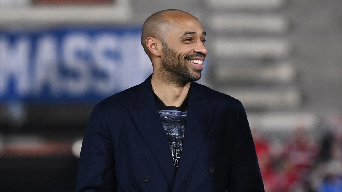 Thierry Henry mensyukuri perak Timnas Prancis di Olimpiade 2024. (Foto: REUTERS/Matteo Gribaudi)