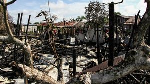 Kawasan Padat Penduduk di Palangka Raya Terbakar, 11 Rumah Hangus