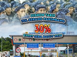 Tol Serang-Panimbang Diskon 30% Selama Event Seba Baduy 2024 Tol Serang-Panimbang Diskon 30% Selama Event Seba Baduy 2024