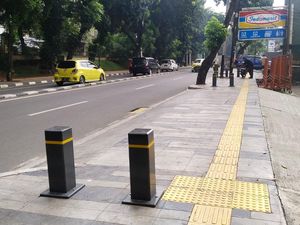 Trotoar di Jalan Wijaya Jaksel Tuntas Direvitalisasi, Begini Potretnya