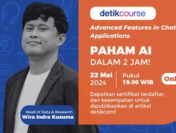 Daftar Kelas detikCourse Episode 3, Makin Advance Belajar AI, Streamlit & ChatGPT