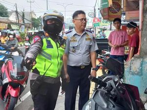 Penertiban Parkir Liar di Jl Margonda-Jl Kartini Depok, 40 Kendaraan Ditindak