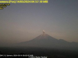 Gunung Semeru Erupsi Pagi Ini, Letusan Abu Capai 600 Meter dari Puncak