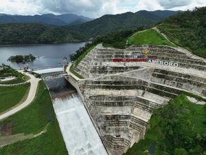 Foto Udara Bendungan Ameroro yang Telah Diresmikan Jokowi