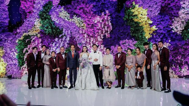 Jokowi dan Iriana hadir di pernikahan Rizky Febian dan Mahalini