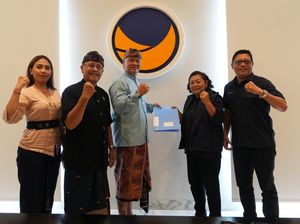 Maju Pilbup Karangasem, Ketua DPC Demokrat Daftar ke NasDem
