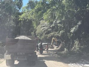 Ada Pembongkaran Batu, Poros Maros-Bone di Camba Buka Tutup Hari Ini