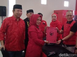 Istri Mantan Bupati Banyumas Daftar Bakal Cabup Lewat PDIP