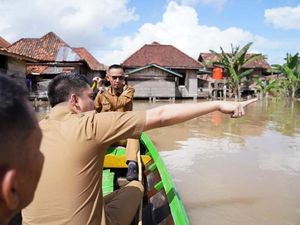 Banjir di Ogan Ilir Mulai Surut, Tapi... Banjir di Ogan Ilir Mulai Surut, Tapi...
