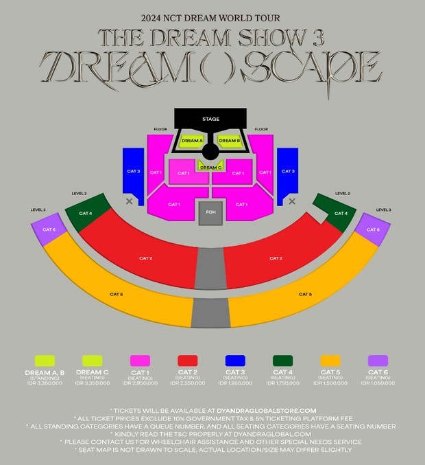Harga Tiket Konser NCT Dream Jakarta 2024/Foto: Dyandra Global