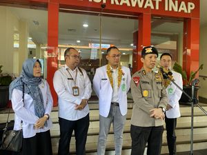 RS Brimob Beri Trauma Healing Korban Kecelakaan Rombongan SMK Lingga Kencana